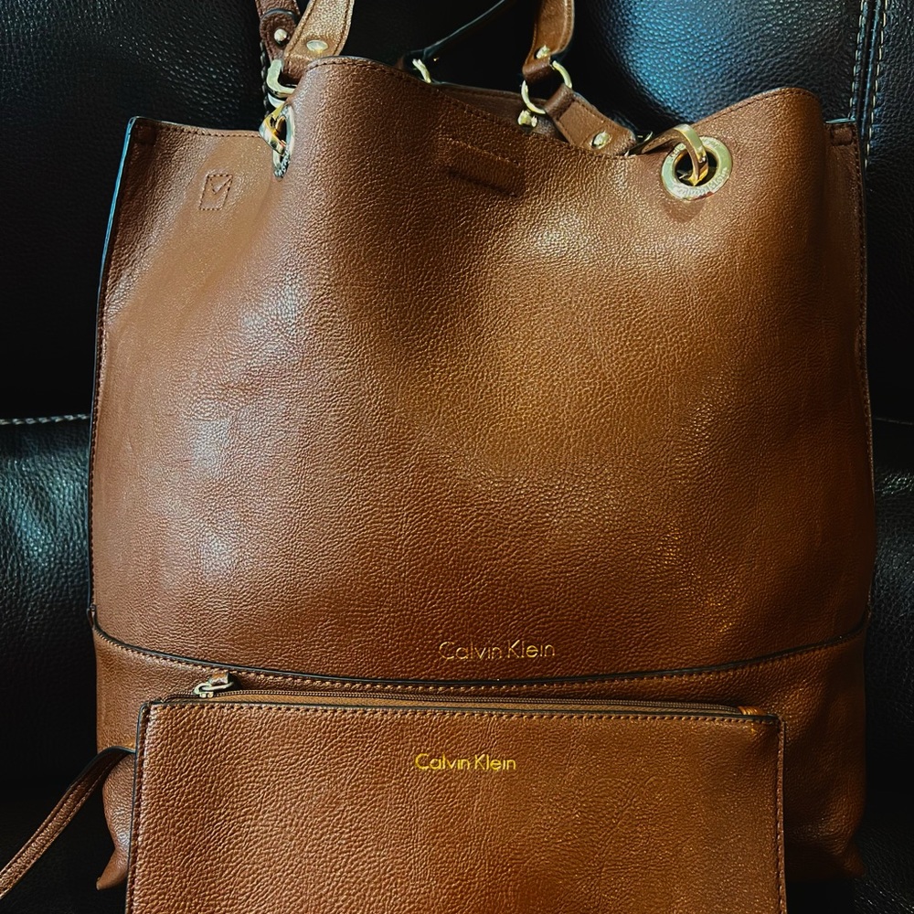 Calvin Klein Reversible Brown/Black Purse
